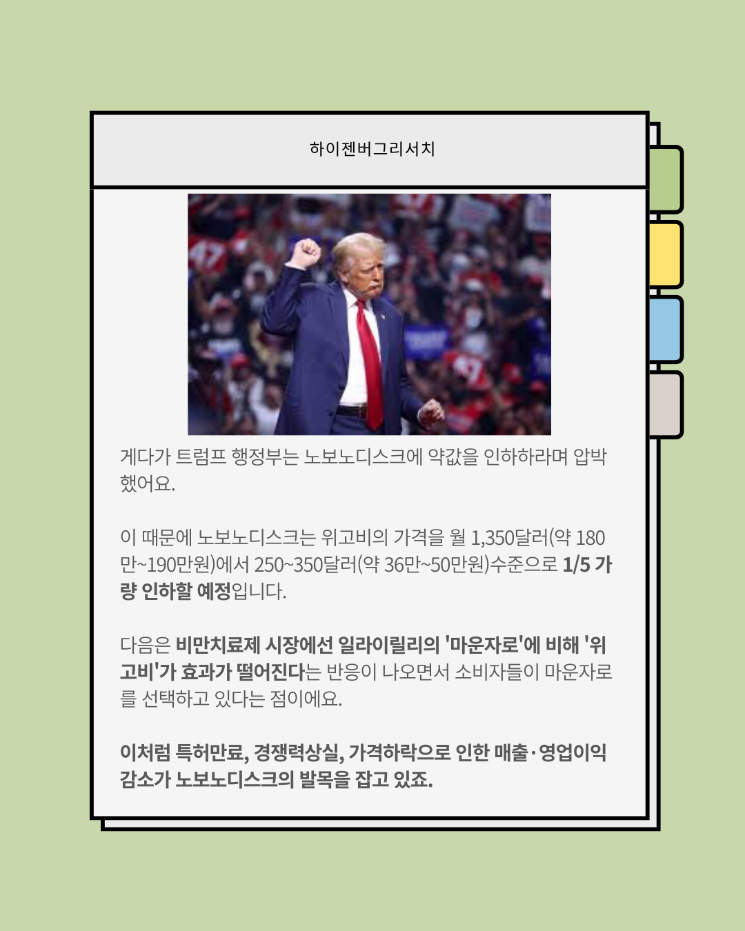 노보노디스크는 왜 폭락했나?