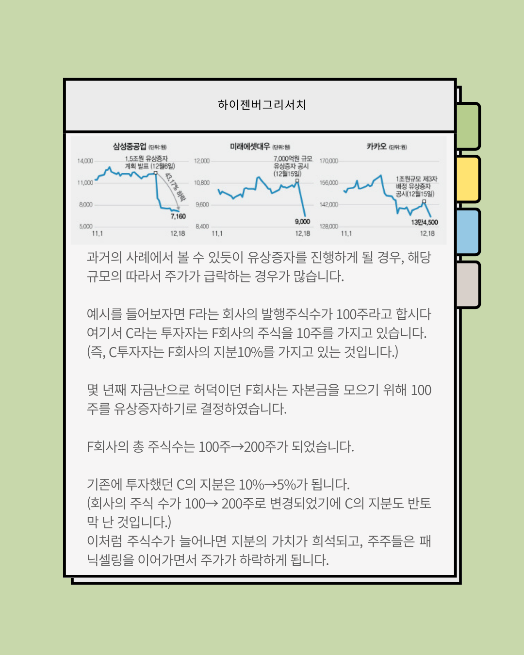 유상증자와 무상증자란?