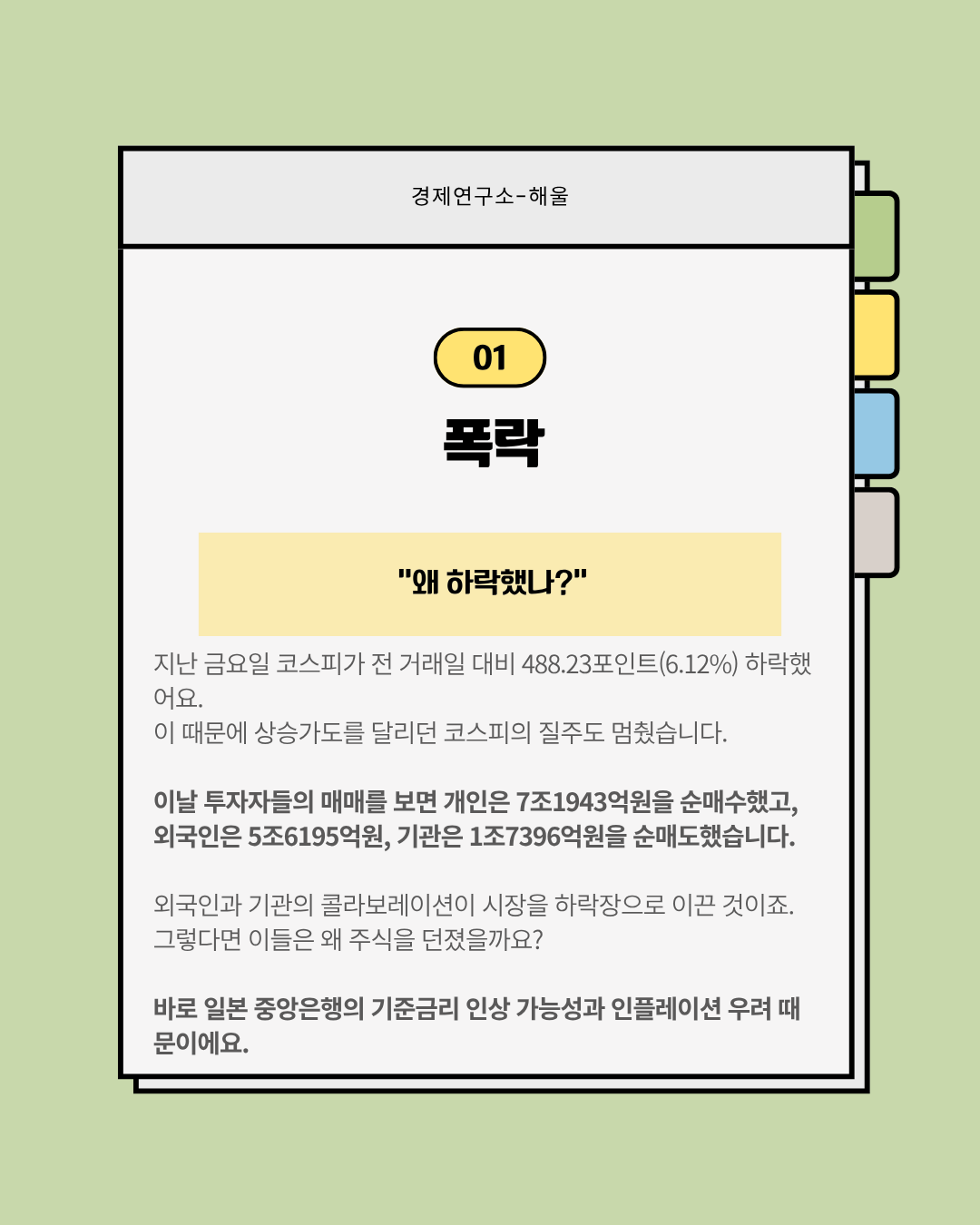 증시를 위협하는 인플레이션과 엔캐리트레이드
