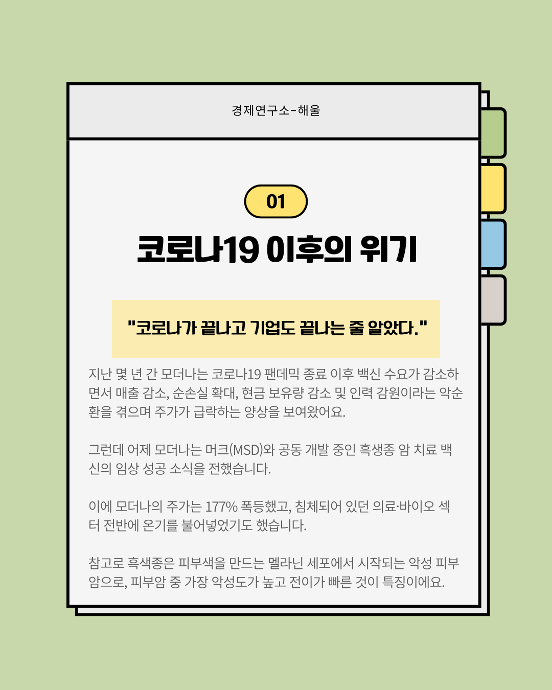 임상 3상에 통과한 모더나