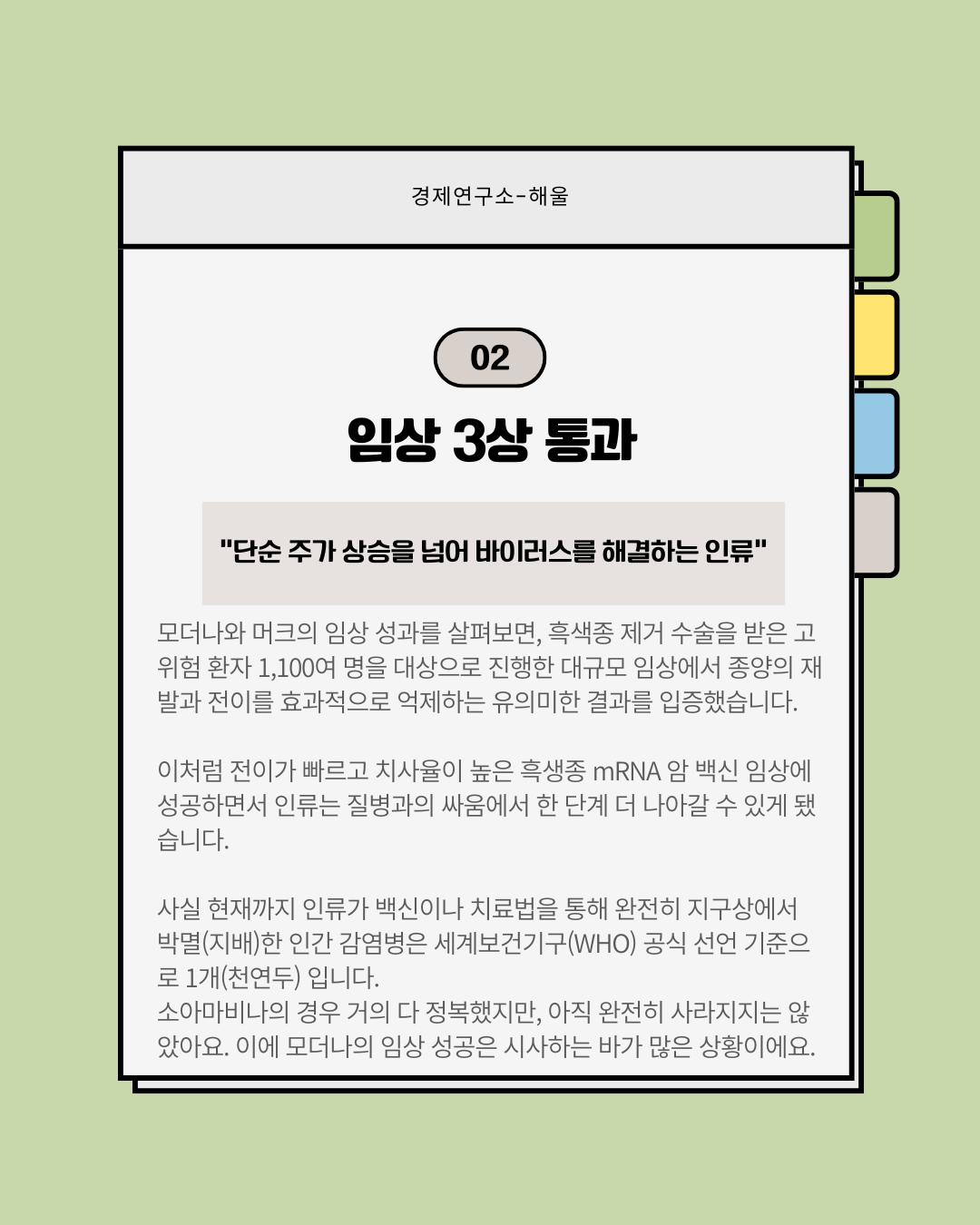 임상 3상에 통과한 모더나
