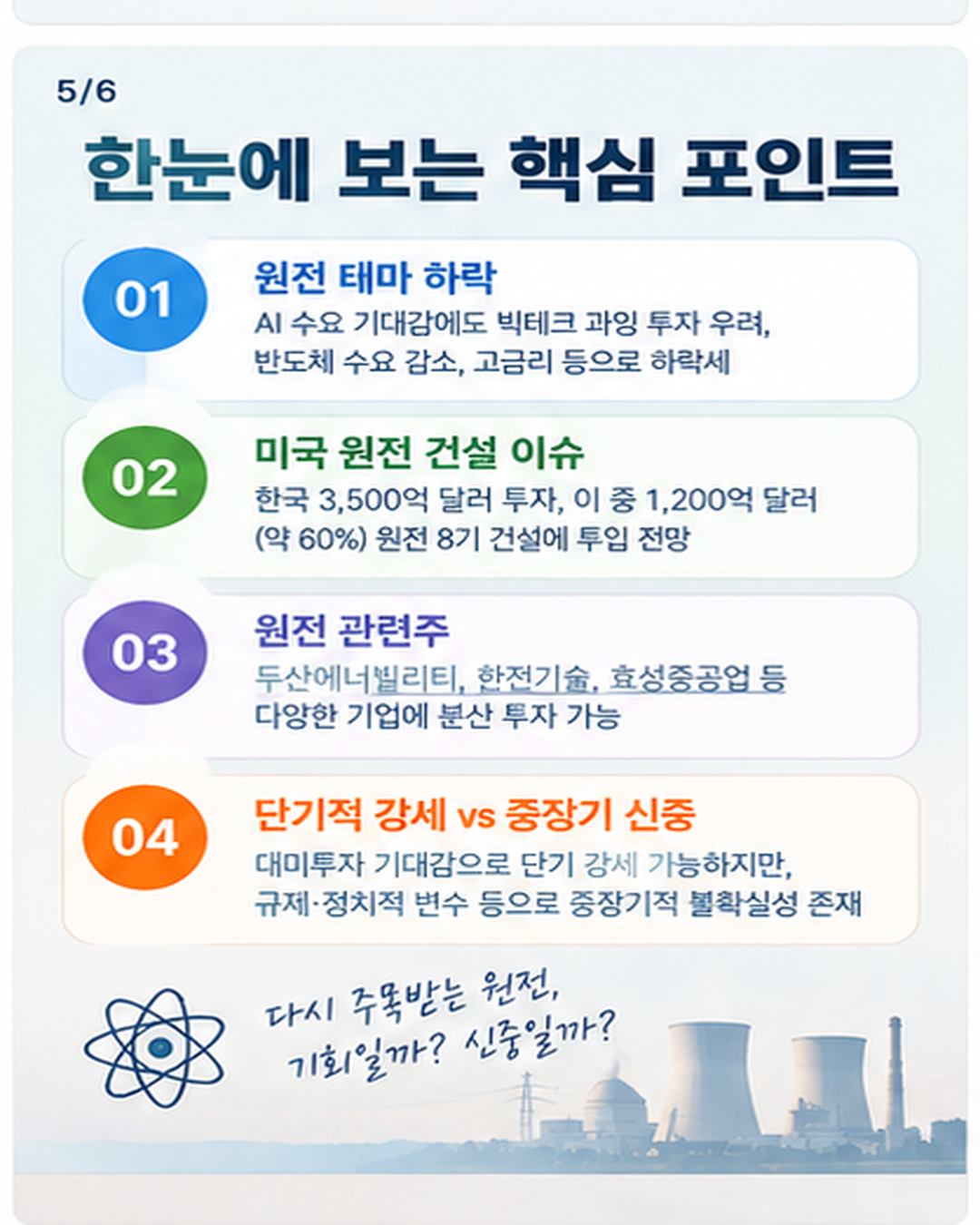 다시 돌아온 원전의 시대